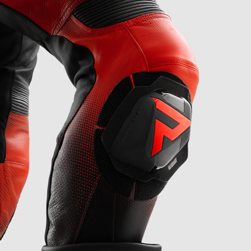 מכנס רכיבה מעור רבל הורן שחור /אדום - REBELHORN INFERNO LEATHER PANTS