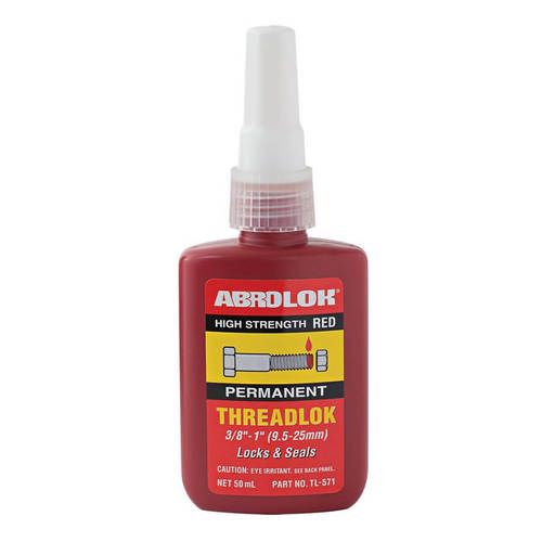 ‏דבק נעילת ברגים אדום ABROLOK 50mL