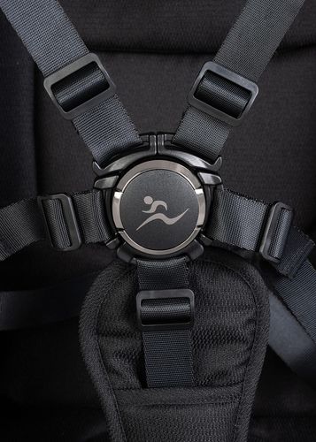 עגלת תינוק דו-כיוונית משולבת סיילו אקס.אל 2025 Cielo XL עם קיפול דו-צדדי - שחור/נגיעות זהב