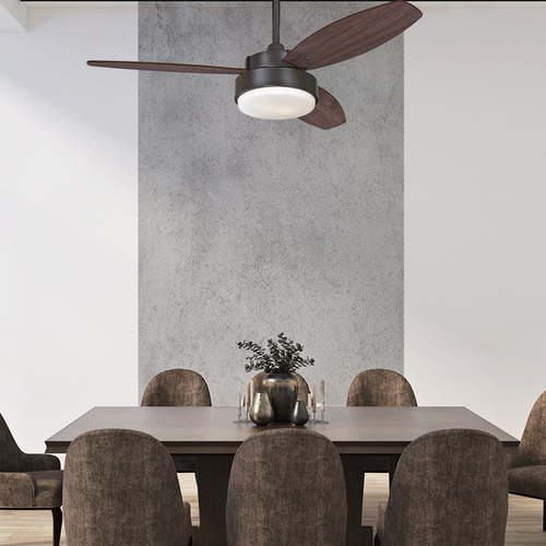 מאוורר תקרה ווסטינגהאוס 42″ ALLOY ברונזה ועץ עם שלט ולד מובנה 20W Westinghouse