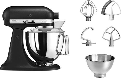 מיקסר מקצועי KitchenAid דגם KSM175-EBK שחור פחם | יבואן רשמי 