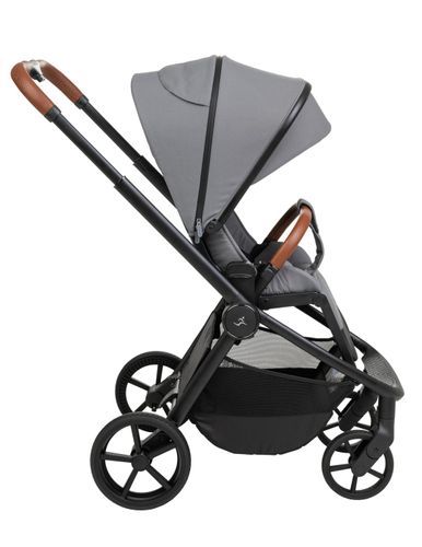 עגלת תינוק דו-כיוונית משולבת סיילו אקס.אל 2025 Cielo XL עם קיפול דו-צדדי - אפור/חום