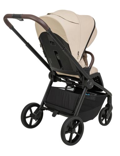 עגלת תינוק דו-כיוונית משולבת סיילו אקס.אל 2025 Cielo XL עם קיפול דו-צדדי - אפור/חום