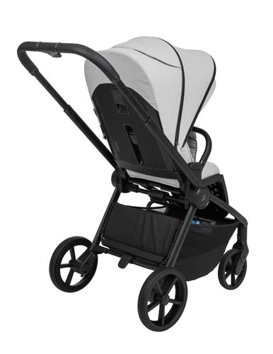 עגלת תינוק דו-כיוונית משולבת סיילו אקס.אל 2025 Cielo XL עם קיפול דו-צדדי - אפור אבן/שחור