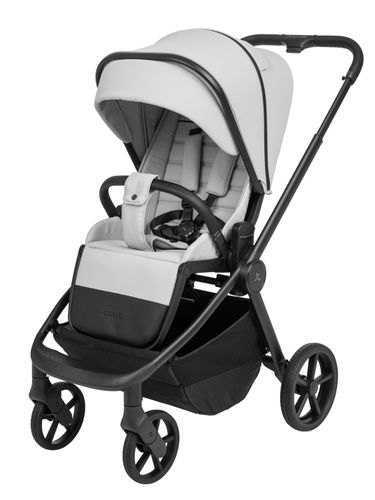 עגלת תינוק דו-כיוונית משולבת סיילו אקס.אל 2025 Cielo XL עם קיפול דו-צדדי - אפור אבן/שחור