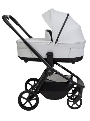 עגלת תינוק דו-כיוונית משולבת סיילו אקס.אל 2025 Cielo XL עם קיפול דו-צדדי - אפור אבן/שחור