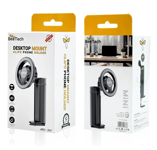 מעמד קליפס שולחני Magsafe למכשירי סלולר מבית BeeTech