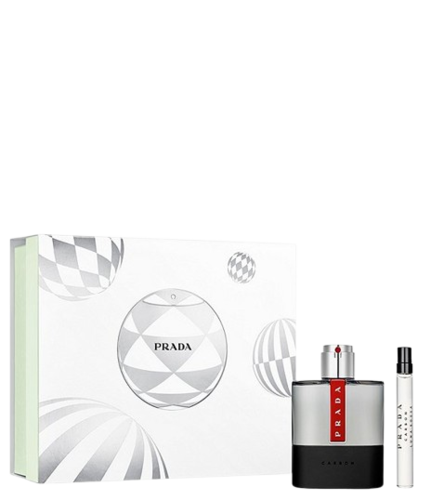 Prada Luna Rossa Carbon Gift Set 100ML + 10ML EDT מארז פרדה לונה רוסה קרבון לגבר
