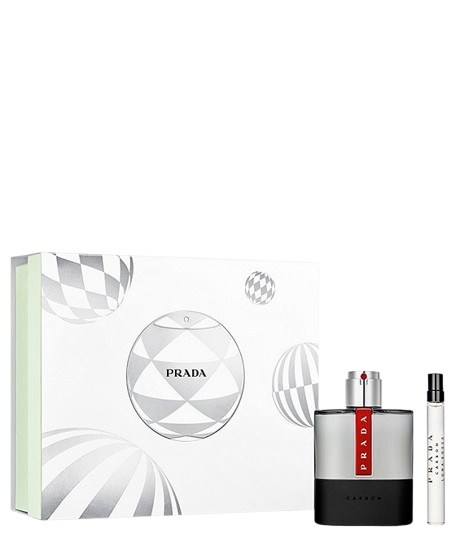 Prada Luna Rossa Carbon Gift Set 100ML + 10ML EDT מארז פרדה לונה רוסה קרבון לגבר