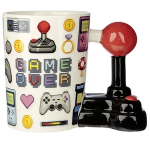 ספל שתייה עם ידית משחק רטרו GAME OVER RETRO