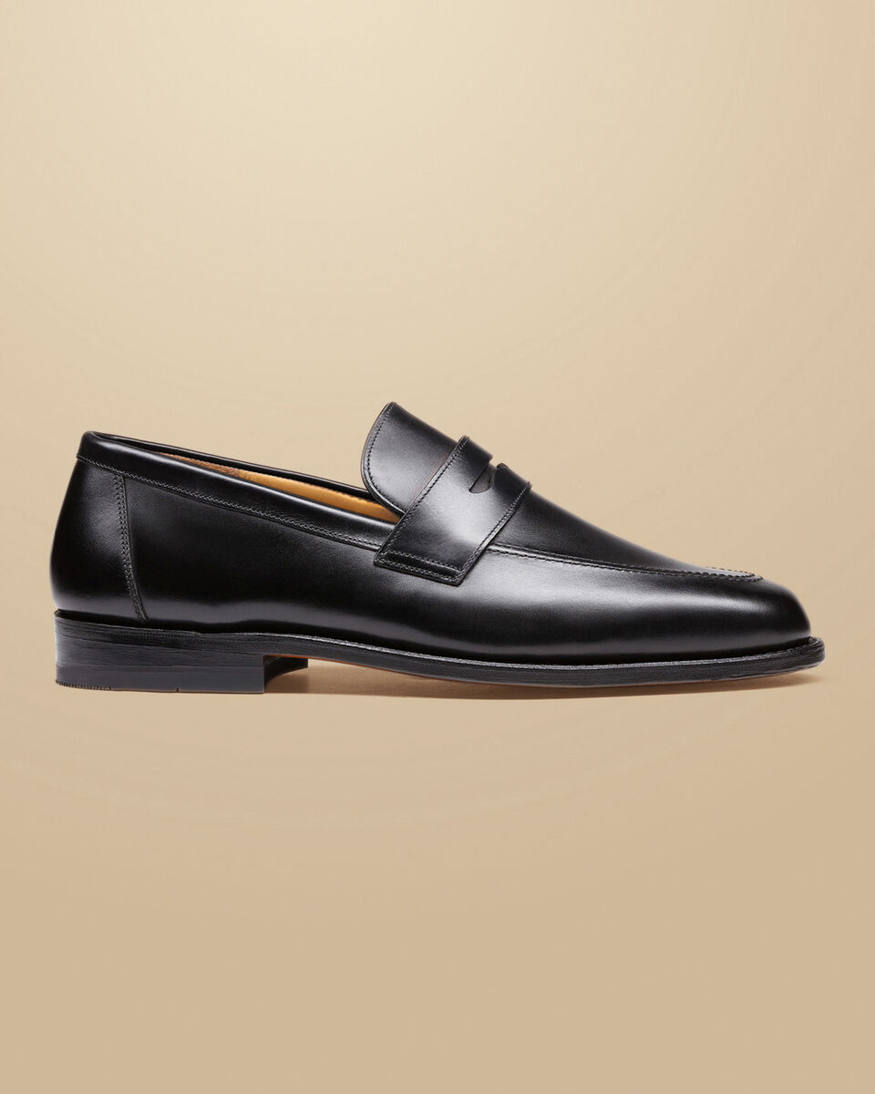 לופרס פני – שחור - Penny Loafers - Black