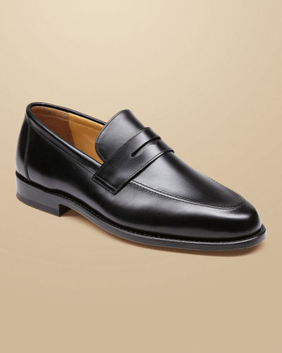 לופרס פני – שחור - Penny Loafers - Black