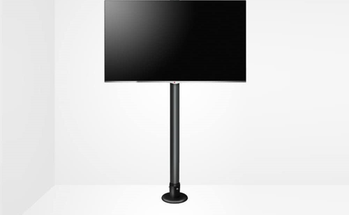 מעמד בגובה 2 מטר למסך מקובע לרצפה