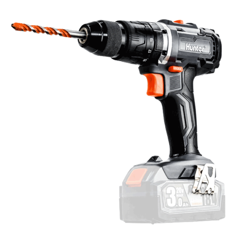  מברגה רוטטת/קודחת נטענת Brushless 18V - גוף בלבד