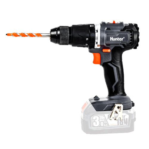  מברגה רוטטת/קודחת נטענת Brushless 18V - גוף בלבד