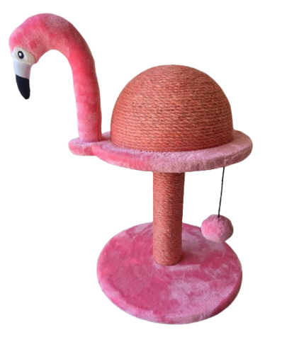 מתקן עמוד גירוד לחתולים פלמינגו