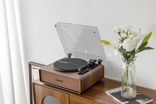 פטיפון SAFA MIC-400 עם רמקולים פנימיים 80W