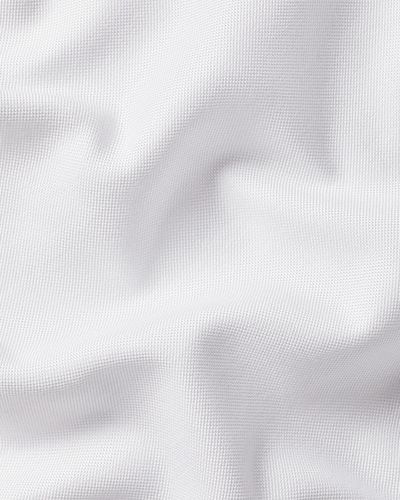 חולצה לבנה- ללא צורך בגיהוץ גזרת סלים - Non-Iron Stretch Oxford Shirt - White Slim Fit