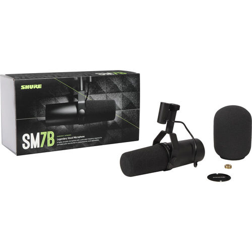 מיקרופון דינמי Shure SM7B Vocal Microphone (Gray)