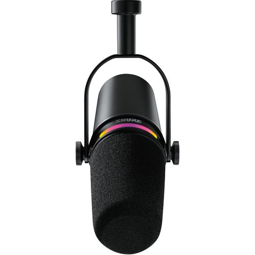מיקרופון דינמי לפודקאסט Shure MV7+ Podcast XLR/USB Microphone (Black)