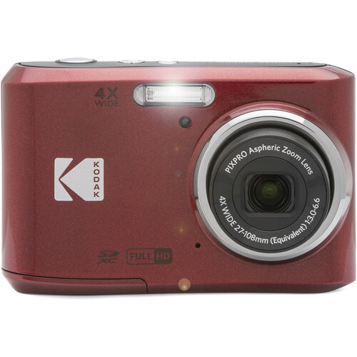 מצלמה קומפקטית קודאק צבע אדום Kodak Pixpro FZ45