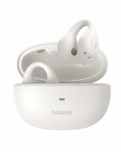 אוזניות ספורט אלחוטיות Baseus AirGo AS01 Open-Ear TWS Sports לבן