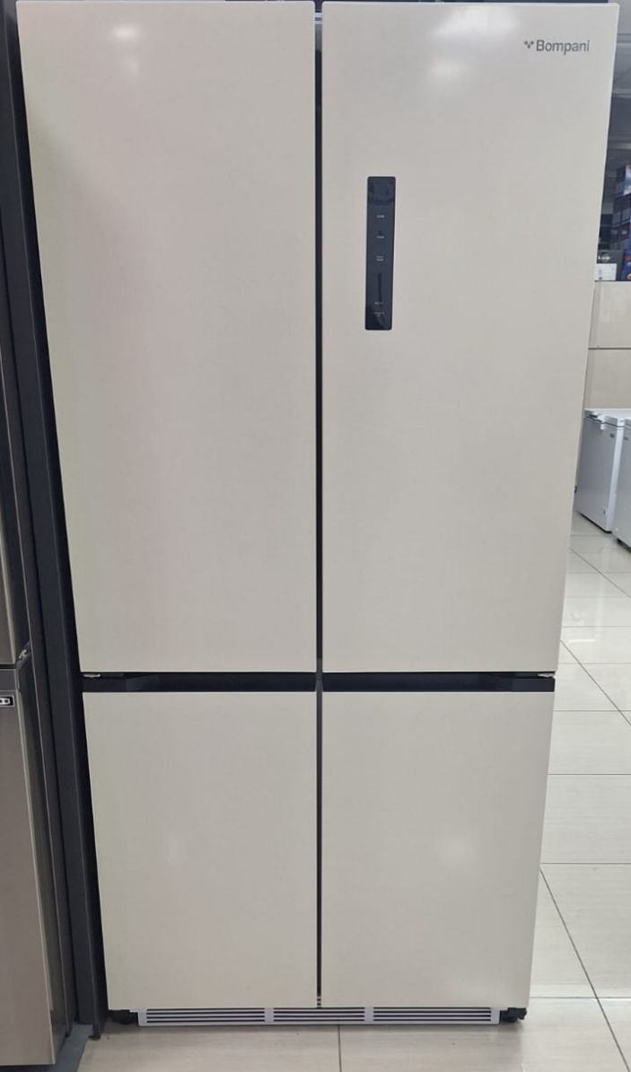 מקרר 4 דלתות קו אפס דגם BO 560IV בומפני Bompani קרם