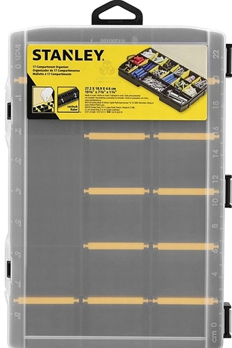 אורגנייזר בסיסי 17 תאים שקוף STANLEY ESSENTIAL