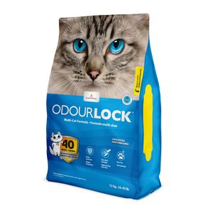 חול מתגבש אודור לוק ללא ריח לחתול 12 ק"ג ODOURLOCK