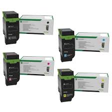 סט טונרים מקוריים Lexmark CS531 CX532