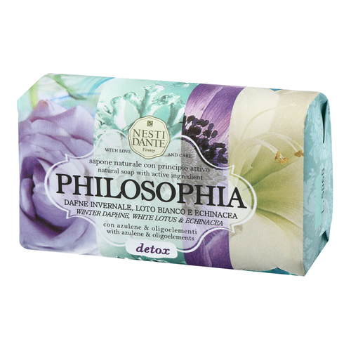 Nesti Dante Philosophia detox סבון מוצק דפנת החורף, לוטוס ואכינצאה 250 גרם