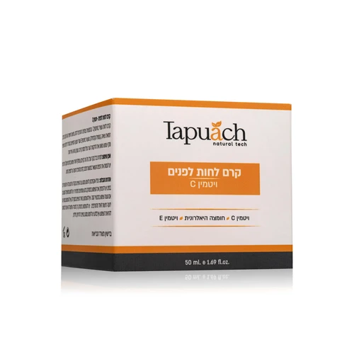קרם לחות ויטמין סי TAPUACH תפוח קוסמטיקה - 50ml 
