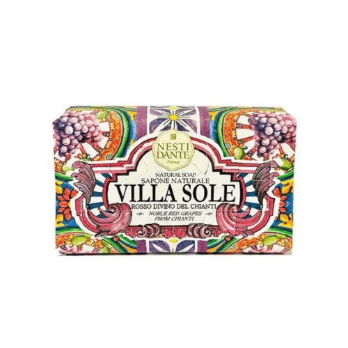 Nesti Dante סבון מוצק VILLA SOLE ענבים אדומים יוקרתיים מצ'יאנטי 250 גרם