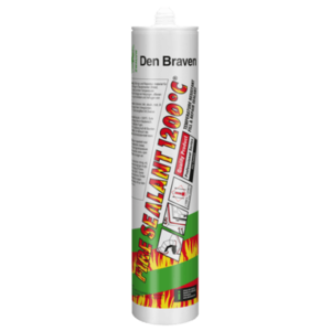סיליקון איטום עמיד חום קיצוני - DEN BRAVEN Fire Sealant 1200°C