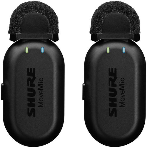 מיקרופון אלחוטי Shure MoveMic Two Receiver Kit Wireless Mic