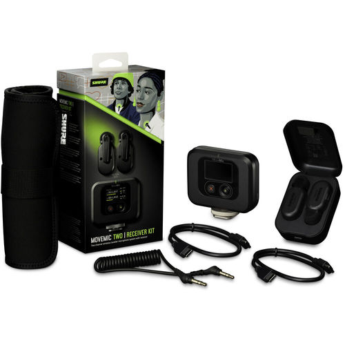 מיקרופון אלחוטי Shure MoveMic Two Receiver Kit Wireless Mic