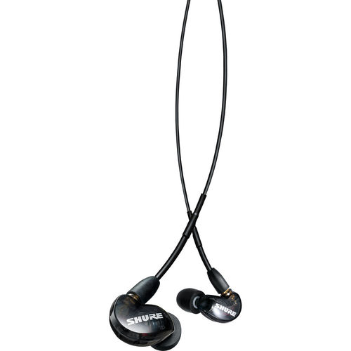 אוזניות Shure SE215 Sound-Isolating In-Ear Stereo Earphones (Black)