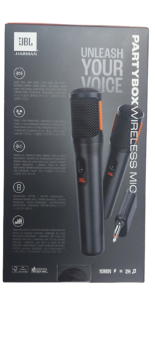 זוג מיקרופונים אלחוטיים JBL PARTYBOX WIRELESS MIC 