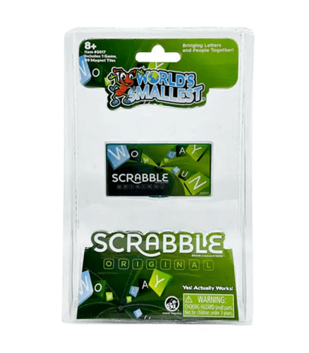 משחק תשבצים 'scrabble' הקטן בעולם