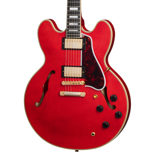 גיטרה חשמלית רבע נפח Epiphone 1959 ES-355 Inspired By Gibson Custom- Cherry Red