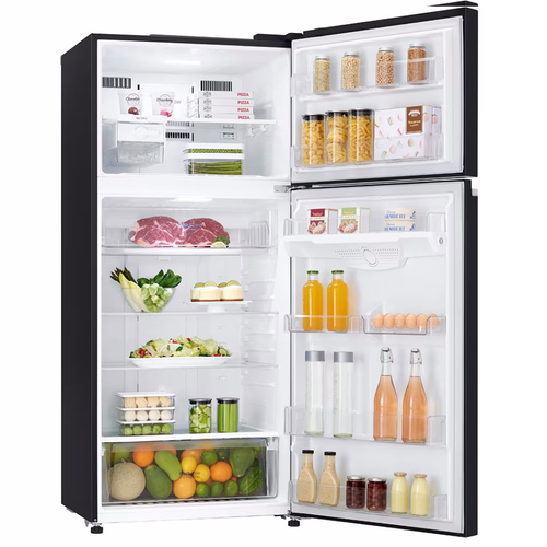 מקרר מקפיא עליון - 506 ליטר LG אל ג'י GR-M6781BU זכוכית שחורה