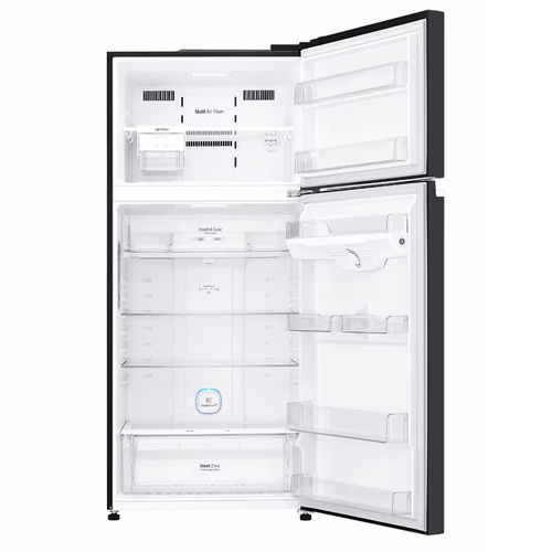 מקרר מקפיא עליון - 506 ליטר LG אל ג'י GR-M6781BU זכוכית שחורה