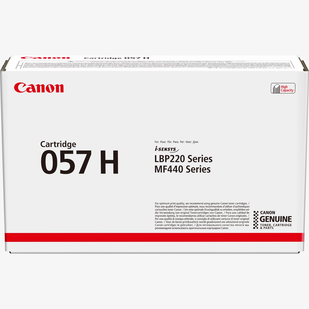 טונר קנון שחור Canon 057H - מקורי