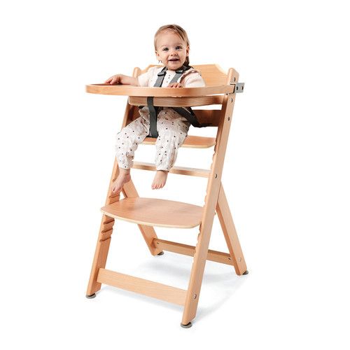 כסא אוכל רב שלבי מעץ BabySafe GrowWithMe מגיל 6 חודשים ועד 10 שנים. 