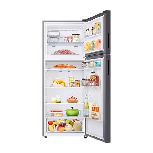 מקרר מקפיא עליון - 470 ליטר Samsung סמסונג BeSpoke RT48CB6626WH זכוכית לבנה