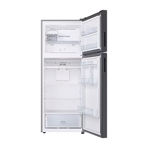 מקרר מקפיא עליון - 470 ליטר Samsung סמסונג BeSpoke RT48CB6626WH זכוכית לבנה