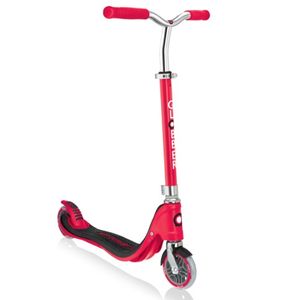 קורקינט לילדים ונוער פלואו FLOW 125 עם משטח מחוזק תלת שכבתי - אדום