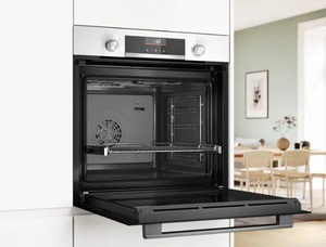 תנור בנוי 71 ליטר BOSCH דגם HBG536EW3 לבן בוש