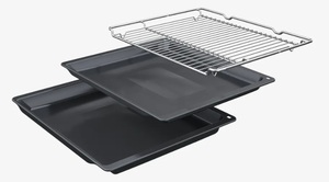 תנור בנוי 71 ליטר BOSCH דגם HBG536EW3 לבן בוש