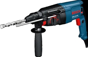 פטישון חשמלי בוש  BOSCH GBH 2-26 DFR  כולל תפסנית נוספת פטישון לשימוש יומיומי למגוון עבודות כולל פוטר להחלפה מהירה